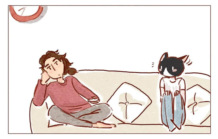 喂，看见耳朵啦 - 第2话 犯规的室友 - 第2张图