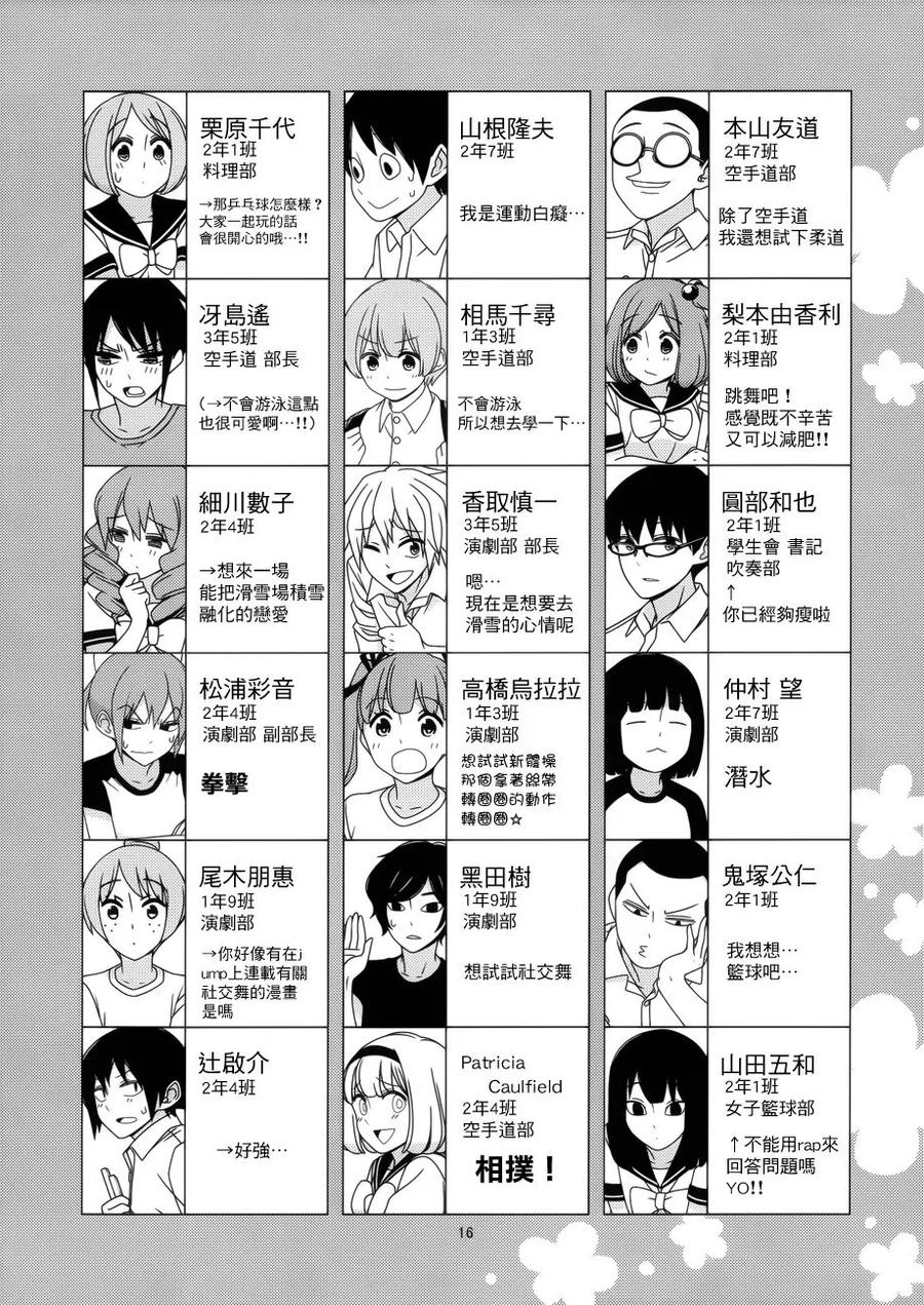 《恋爱四格小剧场》本子+3 第16页