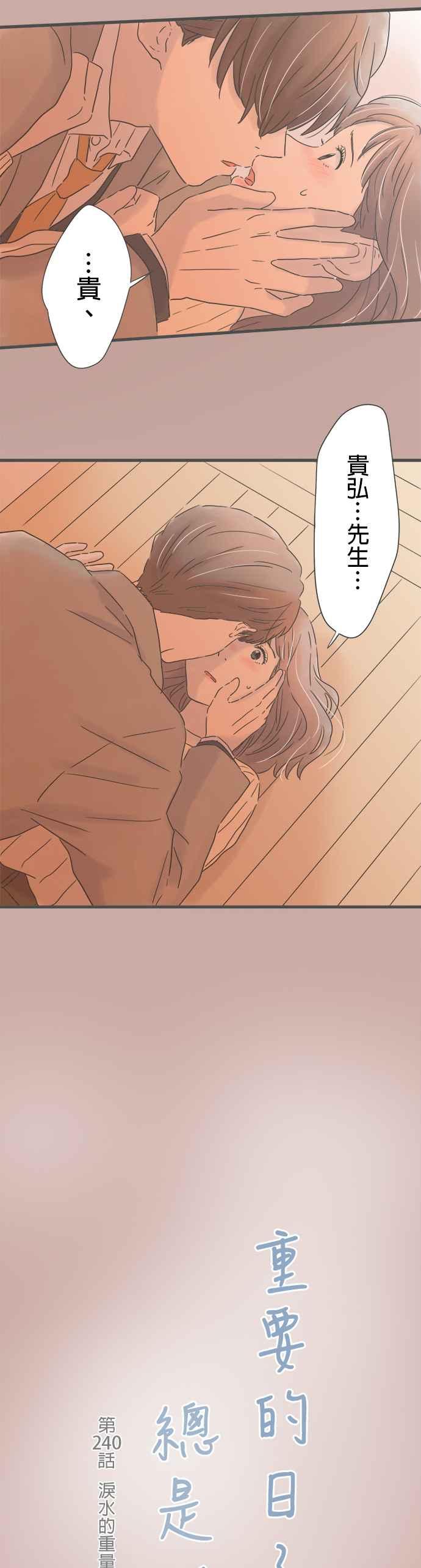 《重要的日子总是雨》第240话 泪水的重量 第2页