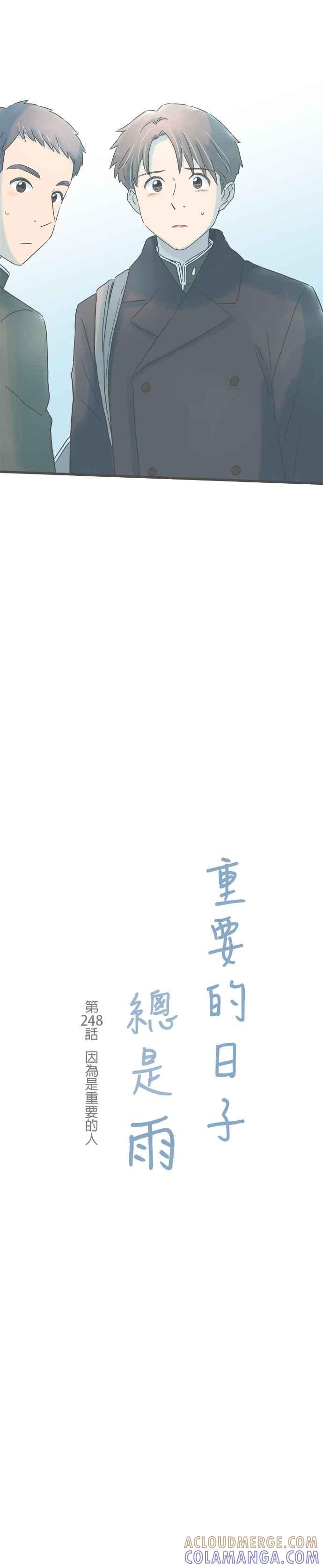 《重要的日子总是雨》第248话 因为是重要的人 第3页