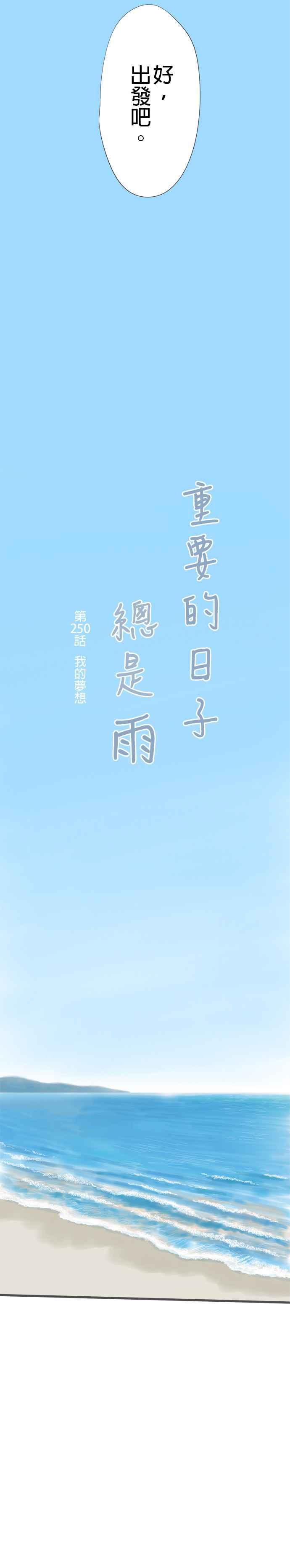 《重要的日子总是雨》第260话 我的梦想 第6页