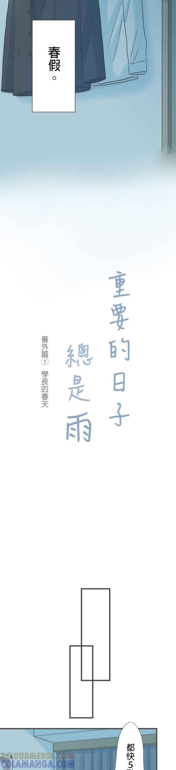 《重要的日子总是雨》番外篇1 学长的春天 第3页