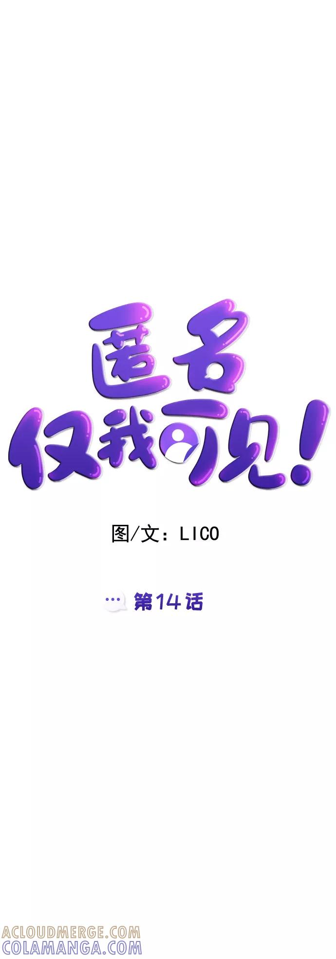 《匿名仅我可见！》第14话 第33页