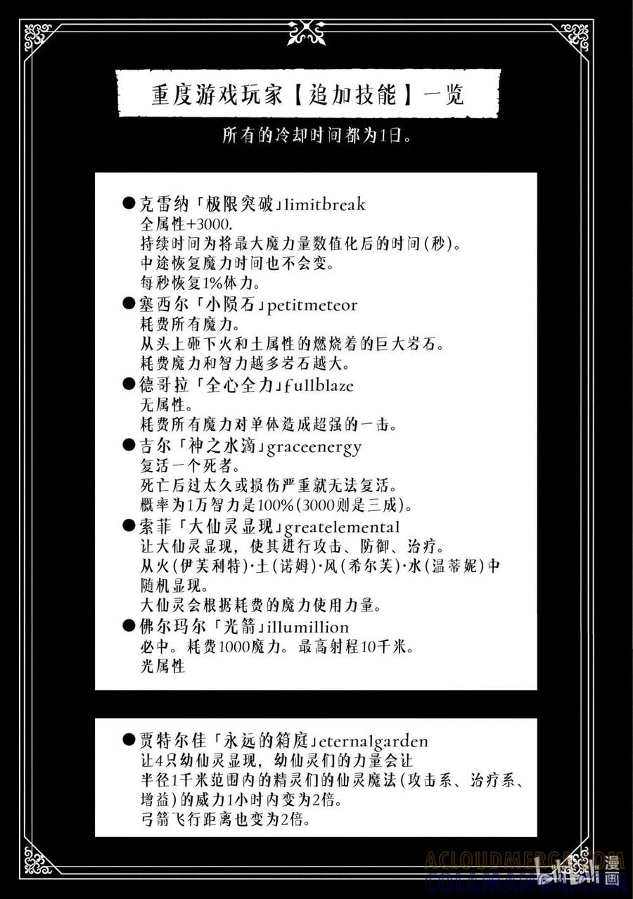《地狱模式~极致游戏玩家在废设定的异世界无双~初之召唤士》53 仙灵王的祝福 第25页