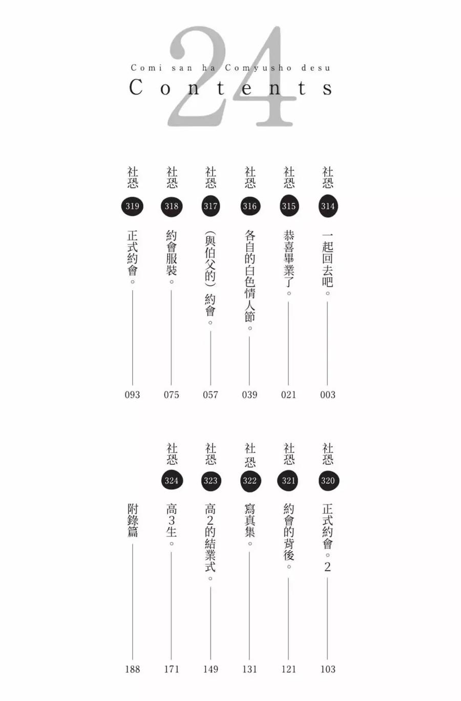 古见同学是沟通鲁蛇。 第24卷 第3页