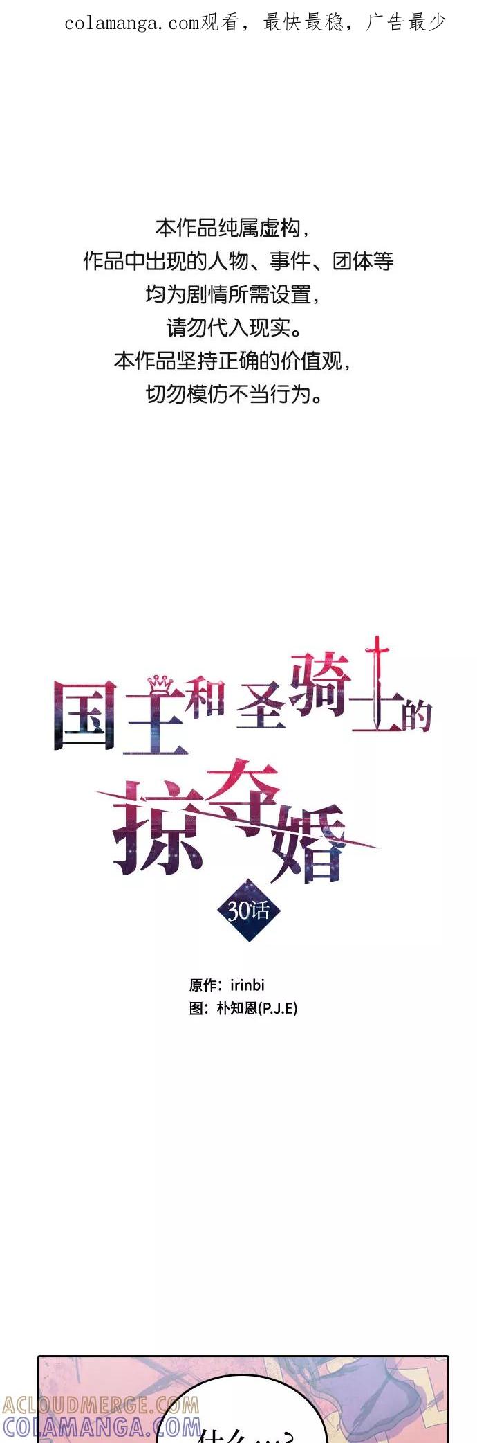 《国王和圣骑士的掠夺婚》第30话 第1页